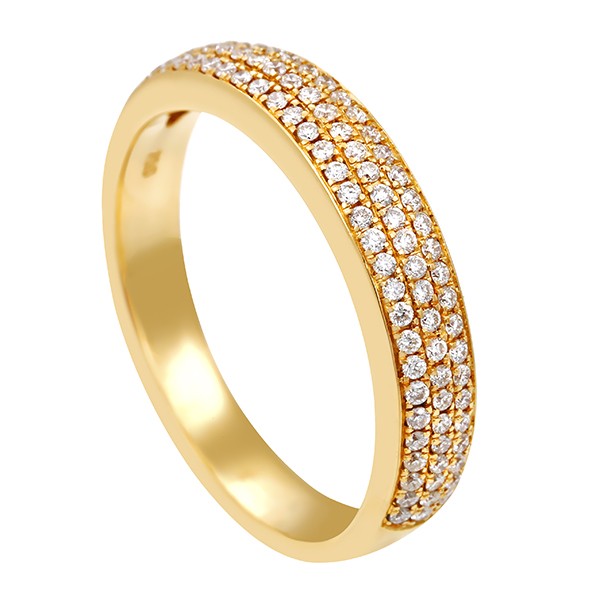 Ring, 18K, Gelbgold, Brillanten Detailbild #1