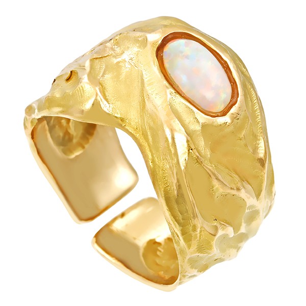 Ring, 18K, Gelbgold, Opal Detailbild #1