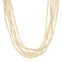 Perlenkette, 18K, Gelbgold Detailbild #1