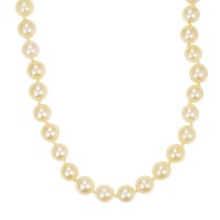 Perlenkette, 14K, Gelbgold Detailbild #1