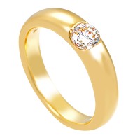 Diamantring,18K,Gelbgold,Brillant 0,50 ct Detailbild #1