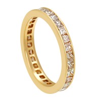 Ring, 18K, Gelbgold, Diamanten, Memoire Detailbild #1