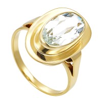 Ring, 14k, Gelbgold, Aquamarin Detailbild #1