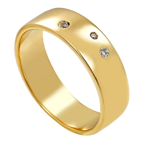 Damenring, 8K, Gelbgold, Diamant Detailbild #1