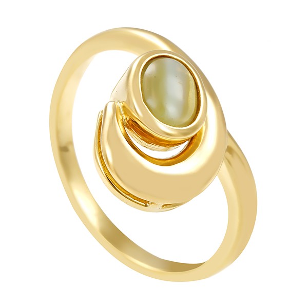 Ring, 18k, Gelbgold, Katzenauge Detailbild #1