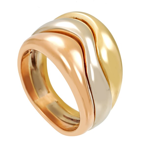 Ring, 14k, Gelb-/Rot-/Weißgold Detailbild #1