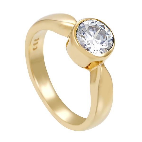 Ring, 8K, Gelbgold, Zirkonia Detailbild #1