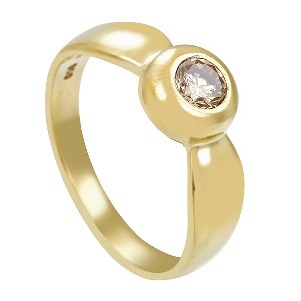 Ring, 14K, Gelbgold, Brillant Detailbild #1