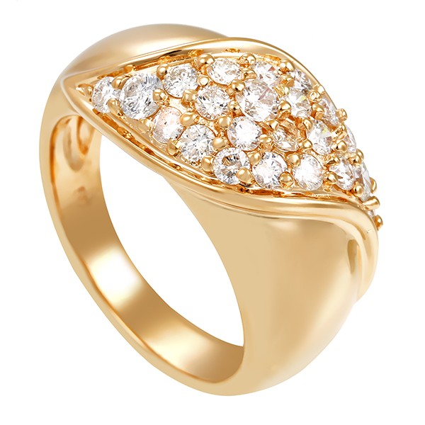 Diamantring, 14K, Gelbgold, Brillanten 1,00 ct Detailbild #1