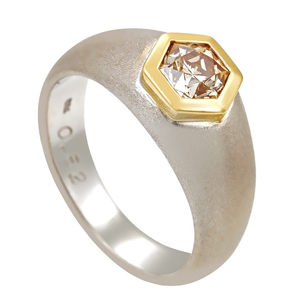 Diamantring, 18K, Gelb-/Weißgold, Diamant 0,82 ct Detailbild #1