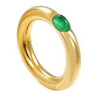 Ring, 14K, Gelbgold, Smaragd Detailbild #1