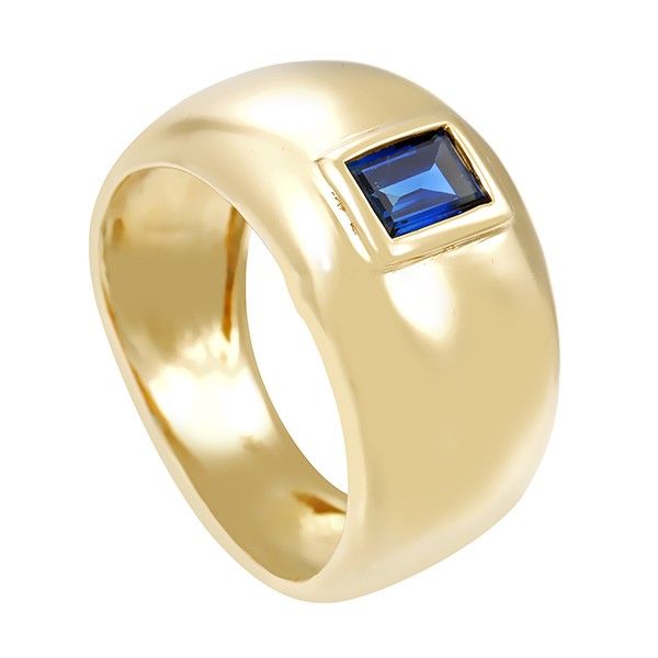 Ring, 14k, Gelbgold, Saphir Detailbild #1