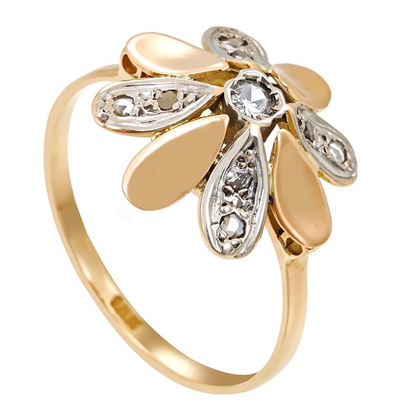 Ring, 18K, Gelbgold, Diamanten Detailbild #1