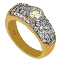 Diamantring, 18K, Gelb-/Weißgold, Brillant 1,5 ct Detailbild #1