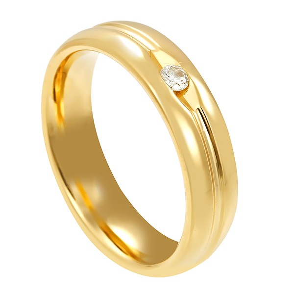 Ring, 18K, Gelbgold, Brillant Detailbild #1