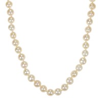 Perlenkette Zuchtperlen, 18K, Weißgold Detailbild #1