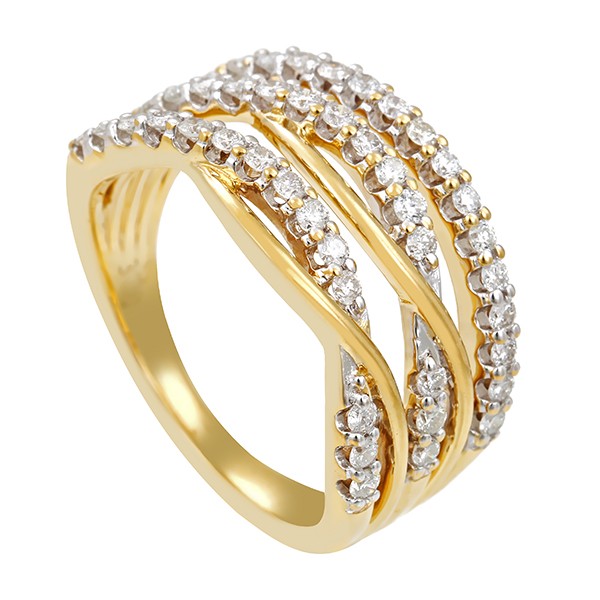 Ring, 9K, Gelbgold, Brillanten Detailbild #1